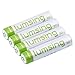Produktbild Lumsing 4 Pack AAA Akku 1100mAh Ni-MH Wiederaufladbare Batterien Mit Batterie Speichern Box
