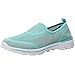 Produktbild Damen Sportschuhe Laufschuhe Leichte Straßenlaufschuhe Atmungsaktiv Sneaker Mesh Slip on Wanderschuhe Slip-on Freizeitschuhe Pantoletten Casual Sneakers (EU:38, Minzgrün)