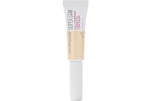 Maybelline New York SuperStay Full Coverage Under-Eye Concealer korektor pod oczy trwały, matowy, łatwa aplikacja, 15 Light, 6 ml