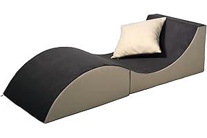 Velinda Canapé Pliant Confortable et Relaxant 3 en 1 Pouf Table