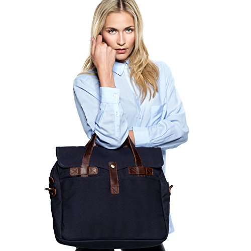 SID   VAIN   Laptoptasche CHASE - Unisex Notebooktasche gro   Ledertasche 15 4 Zoll Laptop Extra-Abtrennung - Businesstasche Damen Herren echt Leder b