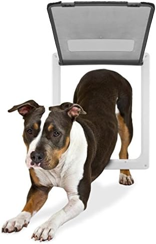 Large Breed Locking Pet Door - 14.5 x 12 Opening with Hard Plastic Flap by Weebo Pets by Weebo Pets