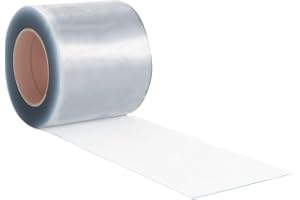 vidaXL Köldridå transparent 200x1,6 mm 50 m PVC
