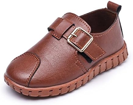 Pochers® Toddler Kids Girls Boys Baby Buckle Crib Soft Sole Sneakers Single Casual Shoes