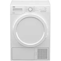 Beko DS7331PA0W Autonome Charge avant 7kg A+ Blanc sèche-linge - Sèche-linge (Autonome, Charge avant, Pompe à chaleur, Blanc, boutons, Rotatif, Droite)