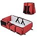 Produktbild Windel-Tasche Reisen Bassinet Wechselstation Mehrzweck Baby-Windel-Einkaufstasche Bett Nappy Infant Carrycot Krippe Cot Nursery beweglicher Bett (Rot)