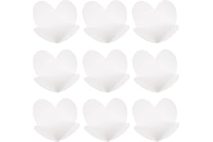 CABILOCK Porta Cioccolatini - 200 bicchieri per , per cioccolatini, , kraft, per cupcake, muffin, : bianco Brigadeiro Forminhas