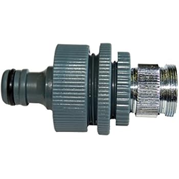 Anschluß Set Wasserhahn 3/4' mit Adapter auf 1/2': Amazon.de: Garten