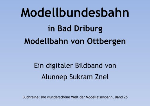 Pdf Modellbundesbahn In Bad Driburg Die Modellbahn Von - 