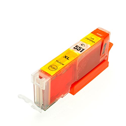 5 Tintenpatronen für Canon PGI-550 CLI-551 IP-7250 8750 IX-6850 MG-5450 5550 6350 6450 7150 MX-725-925 - 6