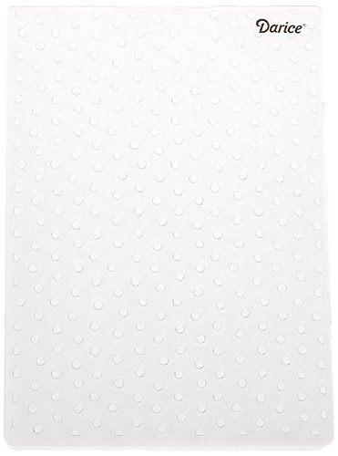 Darice 1217-67 Prägeschablone, Punkt, Plastik, transparent, 12,7 x 17,8 x 0,4 cm