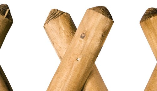 Tür für Jägerzaun Scherenzaun B100 x H80 cm - 3