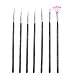 Rrimin 7pcs Nail Art Dotting Painting Drawing Liner Fan Brush Kit Professional Nail Pen Tool Set RS.333.00