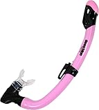 Liberación rápida snorkel Keeper Correa ayuda a fácilmente suelte el snorkel de máscara; Tubo de 15 pulgadas Longitud