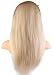 20" Cosmetology Mannequin Head, 60% Hunmen Hair + 40% High Temperature Fiber, Blonde Color, Manikin Heads with Table Clamp Holder