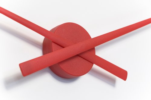 RELOJ DE PARED MODERNO OJ ROJO 80 CM