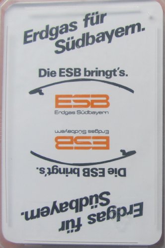 Preisvergleich Produktbild ESB Erdgas Südbayern - Skatspiel - franz. Blatt