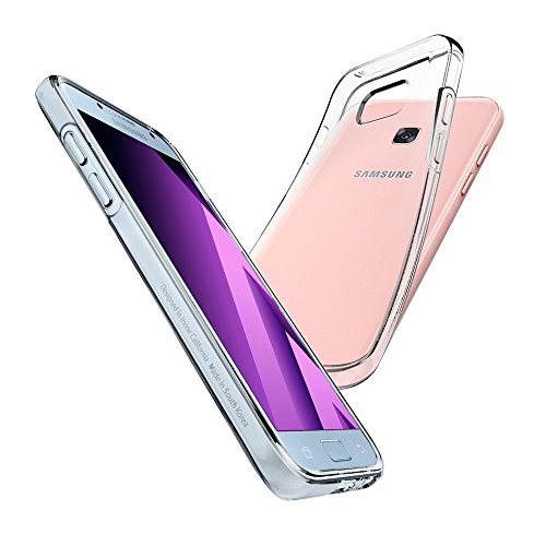 Spigen Liquid Crystal Case Compatible with Samsung Galaxy A5 2017 - Crystal Clear - Image 4