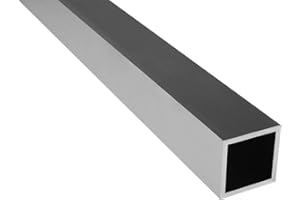 Riggatec Tube d'aluminium Carré 50x50x4mm Longueur 2,0 m
