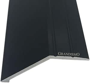 Grandismo® - Angle Edge Stick-Down Strip 7mm - Tile Laminate Wood Aliminium Threshold Strip Metal Door Bar Trim/Edging - Extra Long 9ft / 2.7m / 270cm / 2700mm