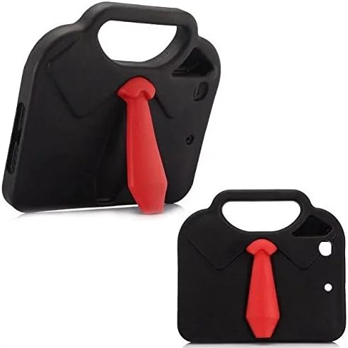 Cute iPad Mini 1 2 3 4 Case, Kids Case Tie Stand, Uliked [Shockproof, Drop Protection, Heavy Duty ] Soft Non-toxic Kids Children EVA Case Cover with Carrying Handle and Stand for Apple iPad Mini 1 2 3 4, Black