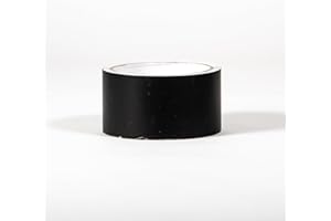 PRENDELUZ Cinta adhesiva de aluminio para altas temperaturas 10m x 50mm negra