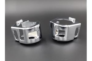 BHYSHOP CHROM SWITCH GEHÄUSE-ABDECKUNG-SET für Vulcan 2000 900 VN VN900 VN2000 Straßenstern 1600 1700 Warrior V-Star 650 Custom