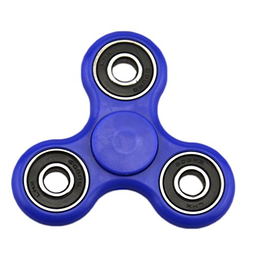 QSReu Tri Fidget Hand Spinner Toys Anti-anxiety and Depression Toy High Speed Blue QSReu Tri Fidget Hand Spinner Toys Anti-anxiety and Depression Toy High Speed Blue