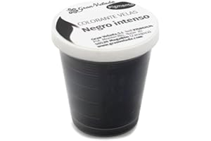 GRAN VELADA Pigment en poudre noir intense pour bougies artisanales | Pigment pour bougies | Sans migration ni dégradation | Haute performance | Usage professionnel | 30 cc