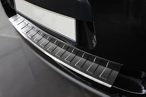 ‎RECAMBO Ladekantenschutz Edelstahl MATT kompatibel für Dacia DUSTER I | 2010-2017 | mit Abkantung | premium Qualität von RECAMBO