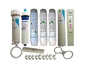 GWAN H TECH India Ro Service kit Membrane Work Upto 3000 TDS for All Type of Water Purifier Combo Kit (Ro Installation Service Kit)
