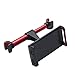 Produktbild Cuitan Tablet Kopfstützenhalter, 360 Grad Drehbare Verstellbare Autositz Kopfstützenhalterung Auto Kopfstütze Handy iPad Tablet Halterung Ständer für 4-11 Zoll iPhone iPad Samsung - Rot