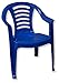 Blue Childrens Plastic Chair Nursery Set Outdoor Tea Party Toy Garden Roleplay