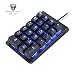 Produktbild 22 Tasten Colorful Mechanische Tastatur., mamum Mini 22 Schlüssel verdrahtet Ice Blau Licht Mechanical Gaming Ziffernblock Tastaturen