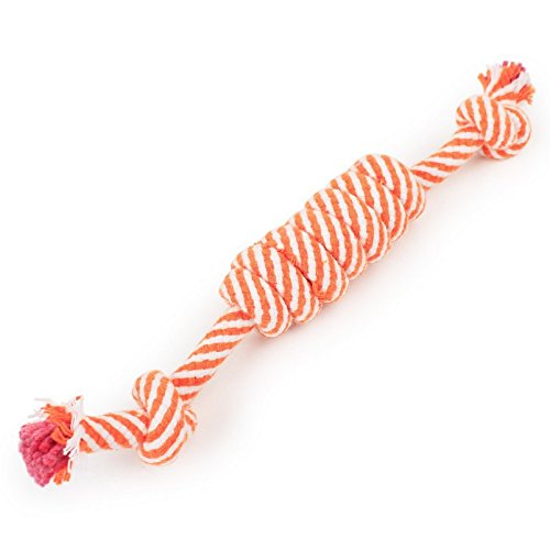 Kuke A Puppy Jouet en Corde tressée pour Chien Orange