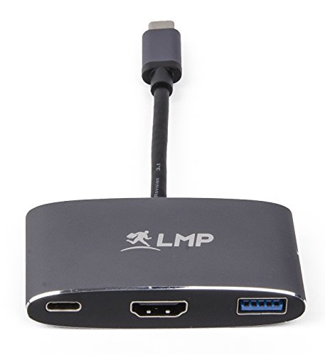 LMP usb-c Multiport Adapter – HDMI 4 K, USB 3.0, usb-c Belastung, grau sidéral - 3