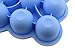KIDDO FEEDO Silicone Baby Food Freezer Tray with Clip-on Lid Makes Storing Baby Food, Ice Cubes, Herbs, Juice & More Easy Peasy! - BPA Free - Free eBook by Author/Dietician - Lifetime Guarantee, Blue
