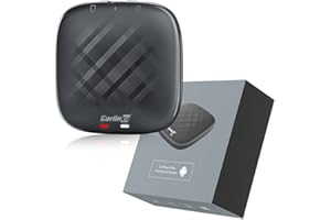 Carlinkit Nuovo adattatore wireless Mini CarPlay AI Box, sistema Android 11 indipendente, QCM2290, 4 GB+64 GB, GPS integrato, supporto SIM 4G cellulare, supporto Youtube, Netfilx, Waze