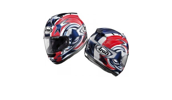 Casco Arai Rx-7 Gp Colin Edwards Red La : Amazon.it: Auto e Moto