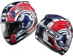 Casco Arai Rx-7 Gp Colin Edwards Red La : Amazon.it: Auto e Moto