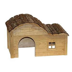 NATURE Casita con tejado ondulado 40 x 25 x 25 cm