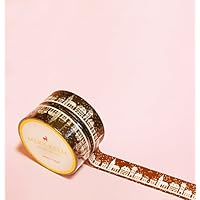 Winterhaus Washi Tape for Planning • Planer und Organizer • Scrapbooking • Deko • Office • Party Supplies • Gift Wrapping • Colorful Decorative • Masking Tapes • DIY (15mm breit - 10 Meter)