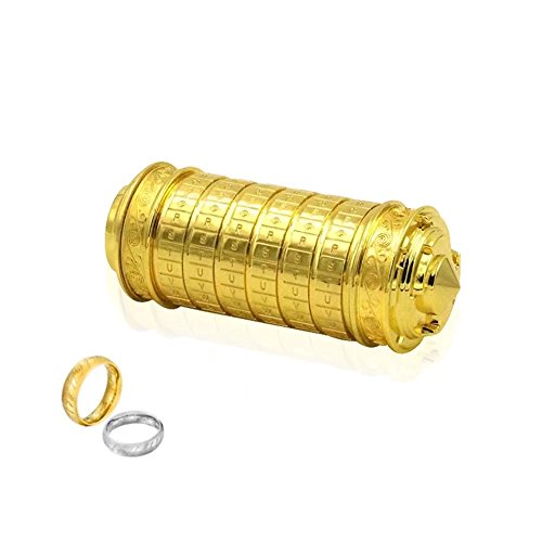 Lincman-GQF Código Da Vinci Mini Cryptex con dos anillos para el día de San Valentín interesantes juegos de cumpleaños fresco Ideas Creativas regalos románticos para HI