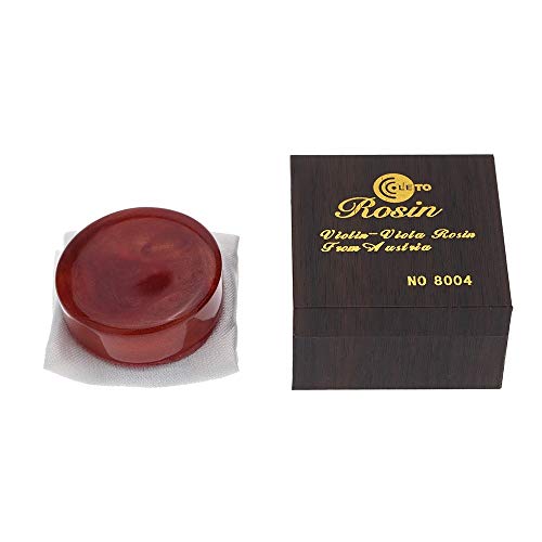 Preisvergleich Produktbild Tianzhiyi Neu Goldrotes Puder-Kolophonium für Violine, Viola, Cello, Streicher, usw. Hochwertige schöne Mini-Holzkiste