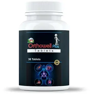 S.V. pharmaceutical Orthowell Plus Tablets Helpful in Flexibility Ayurvedic || Joint Pain Relief || Improves Joint Mobility || Joint Reparation || Bones & Joint Support Supplement || Joint Pain || Healthy Joints Bone 30 Tablets