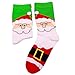 Produktbild VJGOAL Damen Socken, Damen Und Männer Weihnachten Geschenke Bequeme Baumwolle Niedlichen Cartoon Stripe Winter Warm Short Söckchen D,1 PC