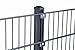 Produktbild Doppel-Stab Matten Zaun Anthrazit RAL 7016 Gartenzaun 30 Meter 630 mm Sichtschutzzaun Metallzaun