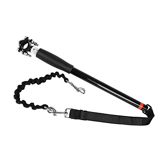 Preisvergleich Produktbild Fay Robuste, einziehbare Hundeleine, Bike Exerciser-Hundeleine aus gebürstetem Edelstahl, rutschfestes Design, geeignet für große, mittlere und kleine Hunde