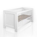 Babyzimmer 4-tlg. Enni mit 3-türigem Kleiderschrank in weiß - 2