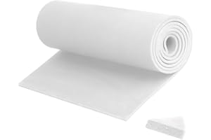 DASIAUTOEM Rouleau de mousse EVA - 5 mm - Pour cosplay, planches en mousse, plaque de mousse pour artisanat, costume, projet de bricolage - Épaisseur : 5 mm (blanc, 35 x 160 cm)